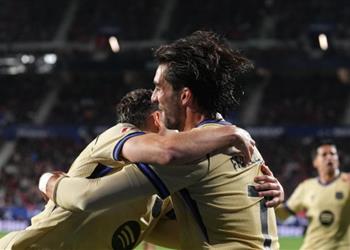 مباريات برشلونة المتبقية في الدوري الإسباني بعد الفوز على أوساسونا