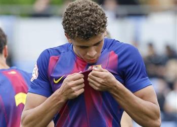 ردود أفعال جماهير برشلونة على هاتريك حمزة عبد الكريم في الدوري الإسباني للشباب وقعوا مع هالاند المصري هذا الصيف