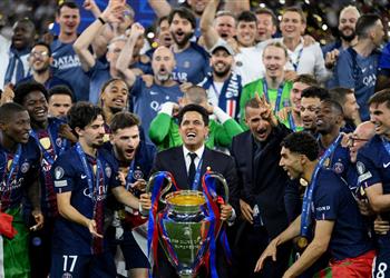 برشلونة يوجه رسالة لـ إنريكي وباريس سان جيرمان بعد التتويج بـ دوري أبطال أوروبا