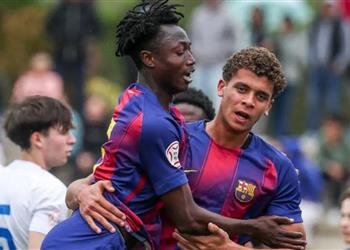 قائمة برشلونة لمباراة تينيريفي في ربع نهائي كأس الأبطال للشباب موقف حمزة عبد الكريم