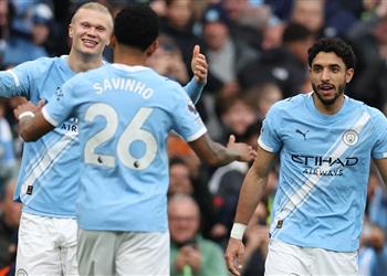 فيديو ماذا قدم عمر مرموش في مباراة مانشستر سيتي وبرينتفورد بـ الدوري الإنجليزي