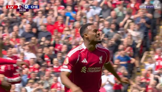 هدف ليفربول الرائع في مرمي تشيلسي بالدوري الانجليزي