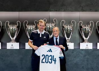 رسمي ا ريال مدريد يجدد تعاقده مع أديداس