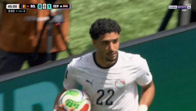عمر مرموش يهدر فرصة هدف امام بلجيكا بكأس العالم