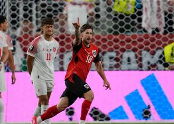 فيديو رومانو ي سجل هدف النمسا الأول أمام الأردن في كأس العالم