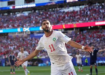 يعادل إنجاز صلاح صيباري يحقق إحصائية رائعة وحكيمي يدخل تاريخ المغرب في كأس العالم