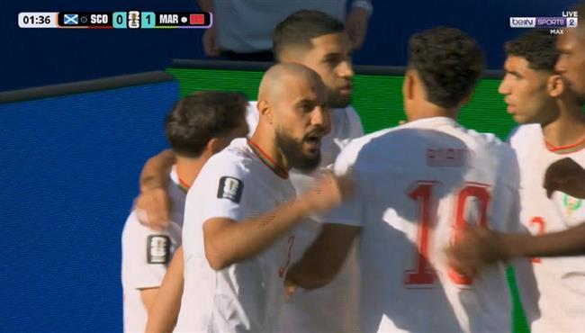 هدف فوز المغرب علي اسكتلندا 1 0 كأس العالم
