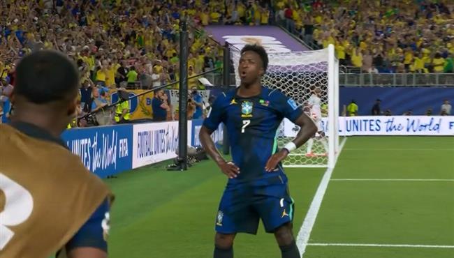 هدف فينيسيوس جونيور في مرمي هايتي بكأس العالم