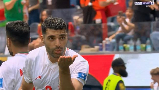 هدف ايران الملغي امام بلجيكا بكأس العالم