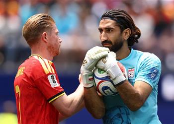 حارس إيران أقبل يد من دعمنا أمام بلجيكا وما ينتظرنا ضد مصر صعب