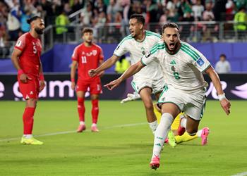 فيديو أمين جويري يسجل هدف الجزائر الثاني أمام الأردن