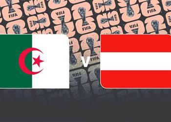 أوبتا تتوقع الفائز من مباراة الجزائر والنمسا في كأس العالم