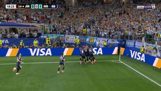 اهداف مباراة الارجنتين والاردن في كأس العالم