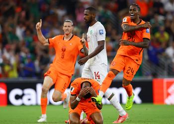 فيديو جاكبو يسجل هدف هولندا الأول أمام المغرب في كأس العالم