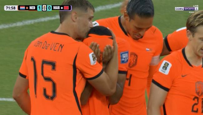 اهداف مباراة المغرب وهولندا في كأس العالم