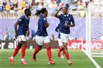 باركولا يسجل هدف فرنسا الثاني أمام السويد في كأس العالم