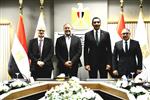 تمهيدًا للدمج.. وزير الرياضة ورئيس الرابطة يشهدان توقيع اتفاقية بين 4 أندية