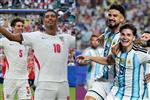 قناة مفتوحة تعلن نقل مباراة الأرجنتين وإنجلترا اليوم في كأس العالم 
