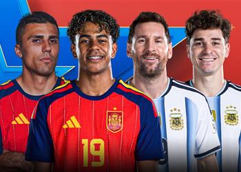 موعد والقنوات الناقلة لمباراة الأرجنتين وإسبانيا اليوم في نهائي كأس العالم والمعلقين