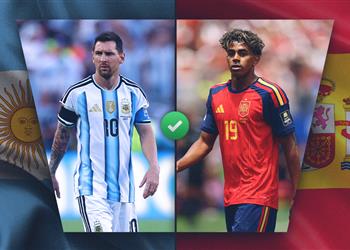 13 قناة مجانية تنقل مباراة الأرجنتين وإسبانيا اليوم في نهائي كأس العالم