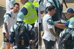 فيديو | رد فعل ميسي أثناء التفتيش في المطار تلفت الأنظار قبل مواجهة الرأس الأخضر 