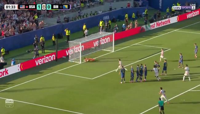 هدف امريكا الثاني الرائع في مرمي البوسنة والهرسك بكأس العالم