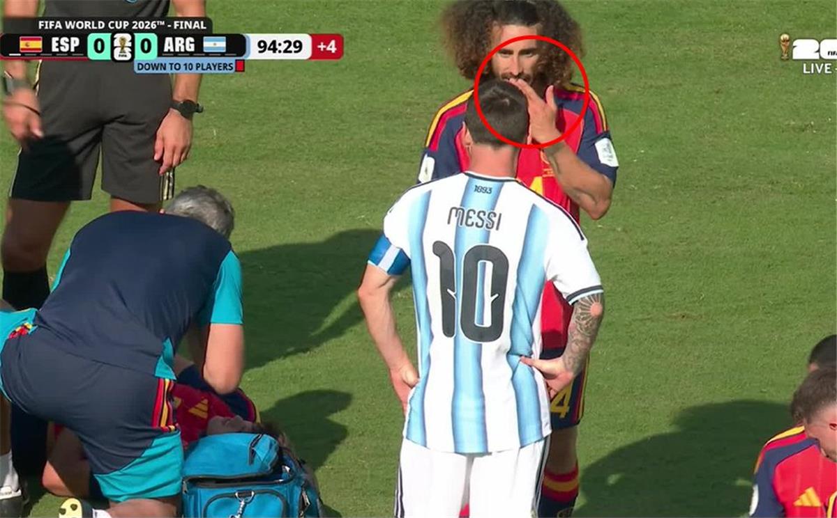 خبير تحكيمي يحلل لقطة ميسي وكوكوريلا الجدلية في نهائي كأس العالم 