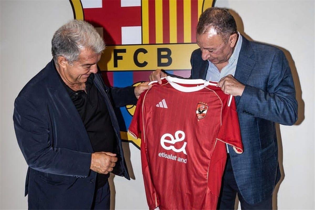 عملاق إفريقيا.. برشلونة يحتفي بمواجهة الأهلي في كأس خوان جامبر 
