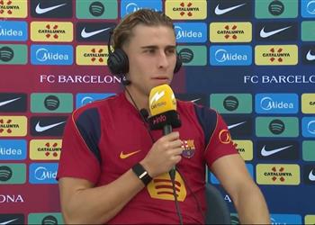 فيرمين لوبيز يوضح موقفه من المشاركة مع برشلونة أمام الأهلي في كأس خوان جامبر