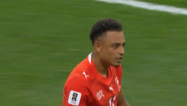 هدف سويسرا الثاني في مرمي الجزائر بكأس العالم