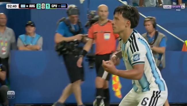 هدف الارجنتين الثاني في مرمي الرأس الأخضر بكأس العالم