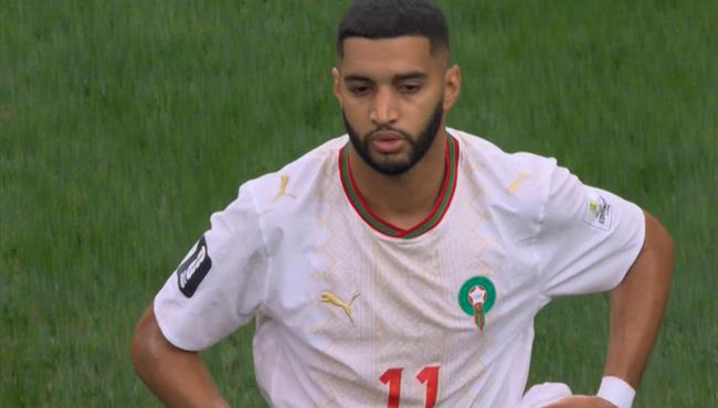 اصابة اسماعيل صيباري وخروجة في مباراة المغرب وكندا بكأس العالم