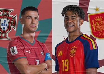 موعد والقنوات الناقلة لمباراة البرتغال وإسبانيا اليوم في كأس العالم والمعلقين