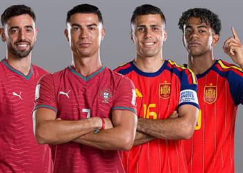 معلقين مباراة البرتغال وإسبانيا اليوم في كأس العالم