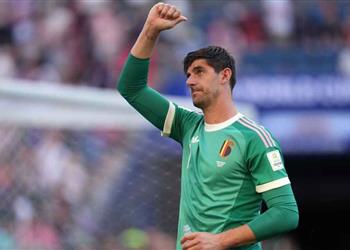 كورتوا لسنا مرشحين للفوز على إسبانيا وسنلعب ضد منتخب عظيم