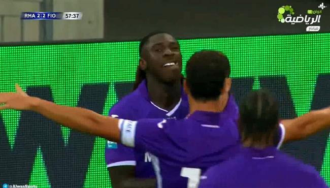 هدف تعادل فيورنتينا مع ريال مدريد 2 2 مباراة ودية