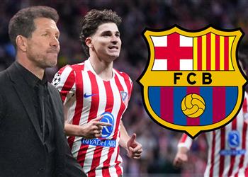 حقيقة حديث ألفاريز مع سيميوني بشأن مستقبله مع أتلتيكو مدريد
