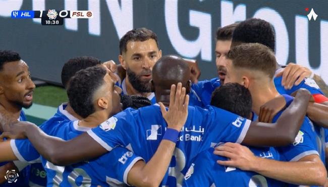 اهداف مباراة الهلال والفيصلي في الدوري السعودي