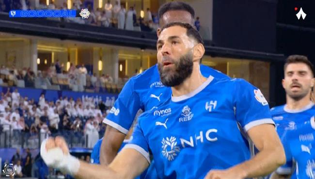 هدف كريم بنزيما في مرمي الفيصلي بالدوري السعودي