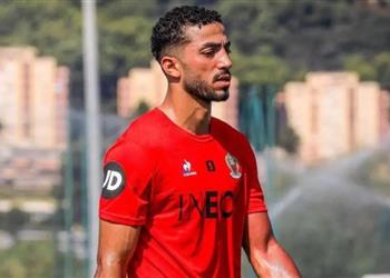 سبب غياب محمد عبد المنعم عن آخر وديات نيس استعداد ا للموسم الجديد