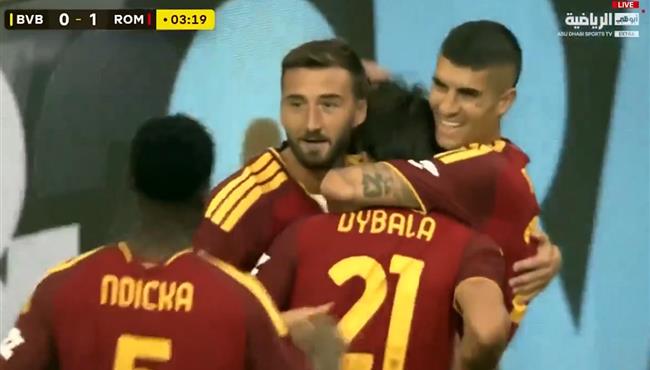 اهداف مباراة روما وبوروسيا دورتموند 2 2 مباراة ودية