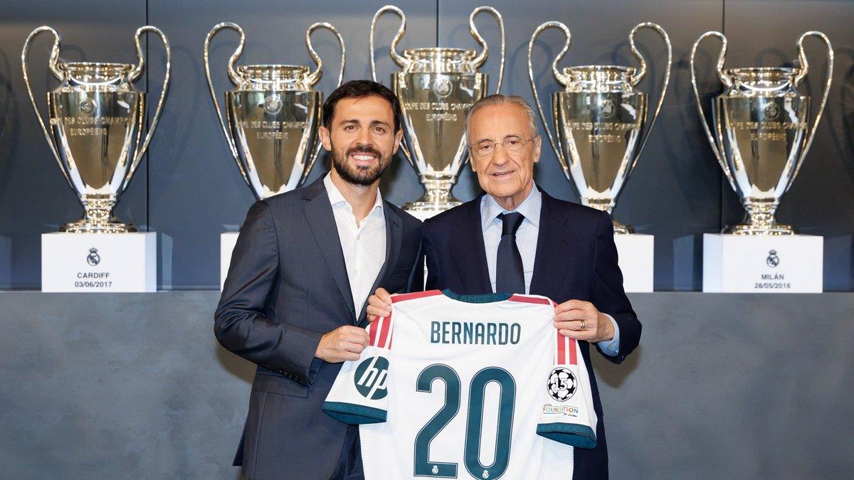 بعد برناردو سيلفا.. ريال مدريد يقدم لاعبًا جديدًا 
