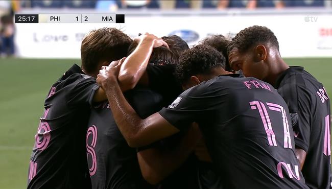 ملخص واهداف مباراة انتر ميامي وفيلادلفيا يونيون 2 1 الدوري الامريكي
