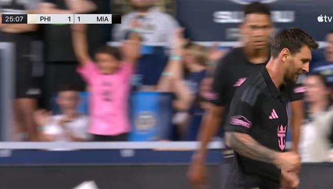 هدف ميسي في مرمي فيلادلفيا يونيون بالدوري الامريكي