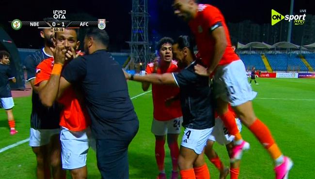 هدف فوز ابو قير للاسمدة علي البنك الاهلي 1 0 الدوري المصري