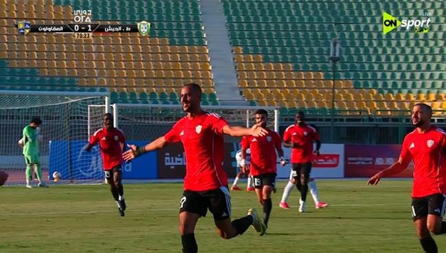 هدف احمد علاء الدين العالمي في مرمي المقاولون العرب بالدوري المصري