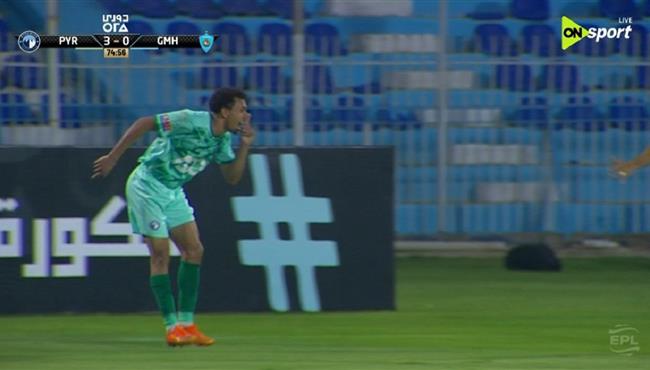هدف محمود زلاكا في مرمي غزل المحلة بالدوري المصري