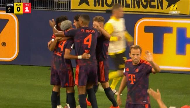 اهداف مباراة بايرن ميونخ وبوروسيا دورتموند في كأس السوبر الالماني