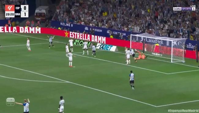 هدف تعادل اسبانيول مع ريال مدريد 1 1 الدروي الاسباني