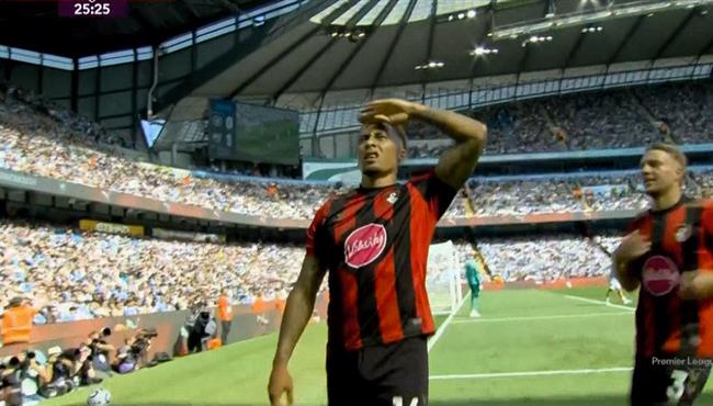 اهداف مباراة مانشستر سيتي وبورنموث في الدوري الانجليزي